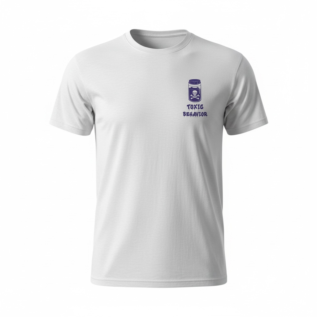 "Toxic Behavior" Poison Purple Tee