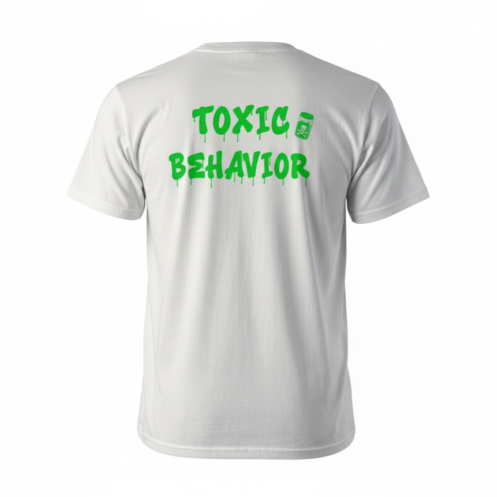 Glow In Dark "Toxic Behavior" Tee