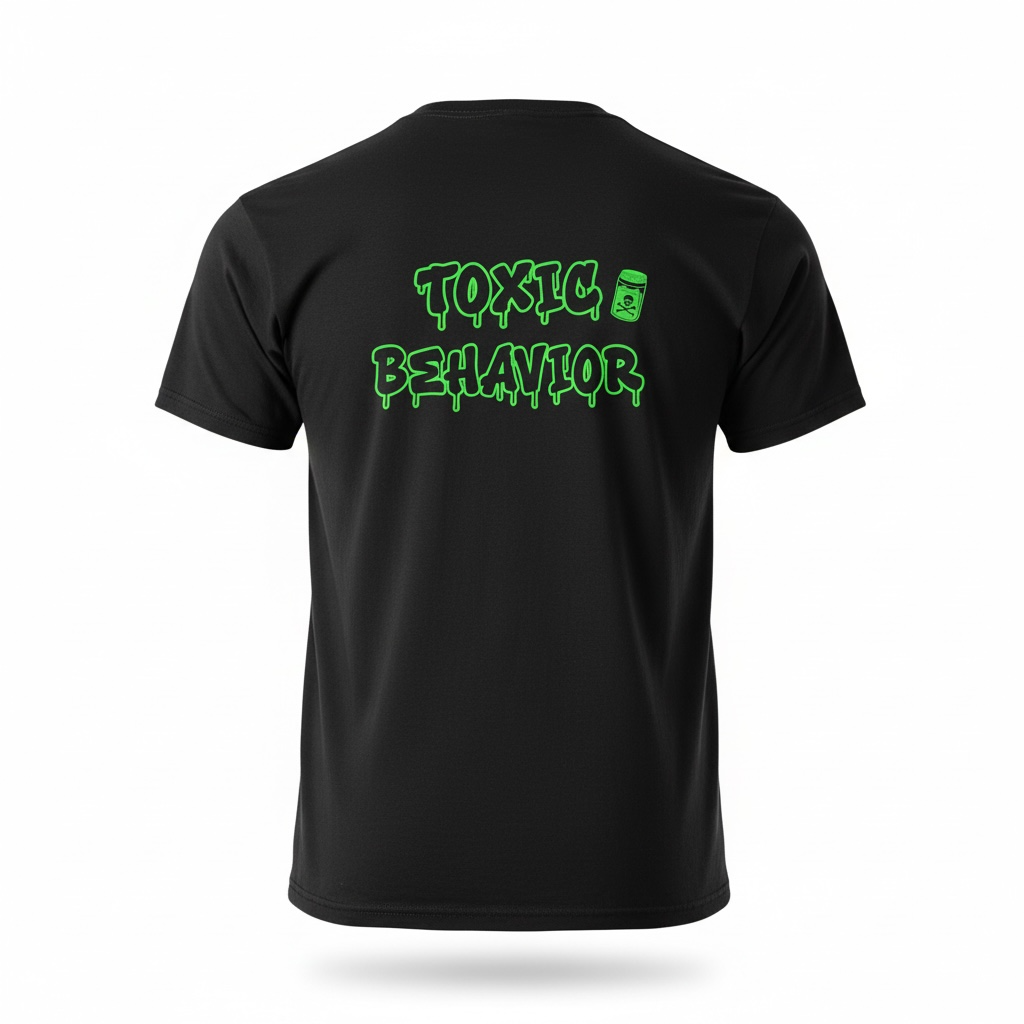 Glow In Dark "Toxic Behavior" Tee