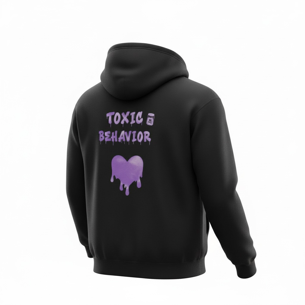 "Toxic Behavior" Poison Purple Sweat Suit